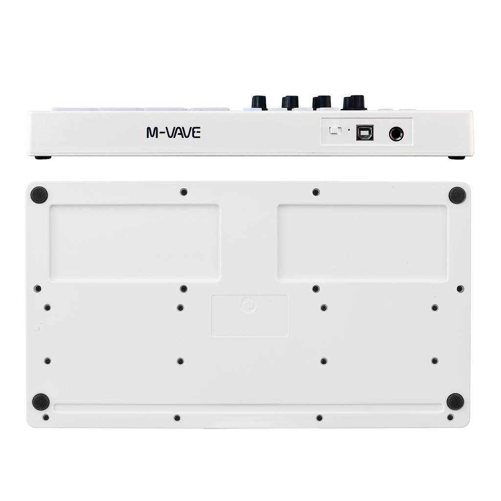 M VAVE 25 Key MIDI Control Keyboard Mini Portable USB Keyboard MIDI Controller with 25 Velocity Sensitive Keys 8 RGB
