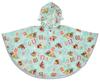 Rain Suitable for Heights Curious George Alphabet Boys and Children's Poncho/Raincoat, 80-100cm, Design, Girls, RAPO2-A