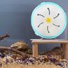 Hamster Running Disc Toy Sport Running Silent Transparent Small Pet Rotatory Jogging Wheel Toys Hamster Cage Accessories