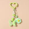 Cute Resin Butterfly Keychain Women Girls Flower Key Ring Pendant for Handbag Charms DIY Key Chain Jewelry Gifts