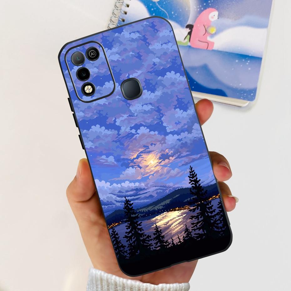 For Infinix Hot 10 Play X688C X688D Phone Case Cute Design Soft Silicone Back Cover For Infinix Hot 10 X682 Hot10 10 Lite X657B