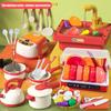 Children Kitchen Dish Washing Pretend Play Set Electric Circulation Toy Simulated Dishwasher