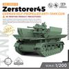 SSMODEL 1/200 Military Model Kit German Zerstorer45 Self-Propelled Anti-Tank Gun