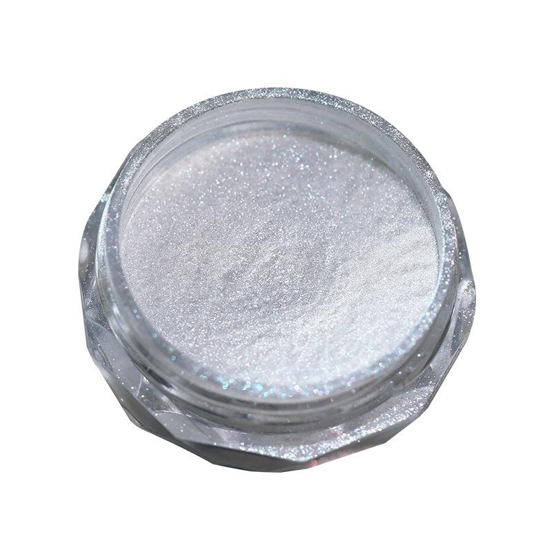 Aurora Moonlight Chrome Nail Powder High-Gloss Mirror Fine Glitter Pigment Manicure Aurora Pearl Rubbing Dust Chrome Nails