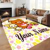 Custom personalization San-X Rilakkuma Area Rug - Perfect For Kitchen, Bathroom,Laundry Room Decor Large Size Available,Gift All Seasons