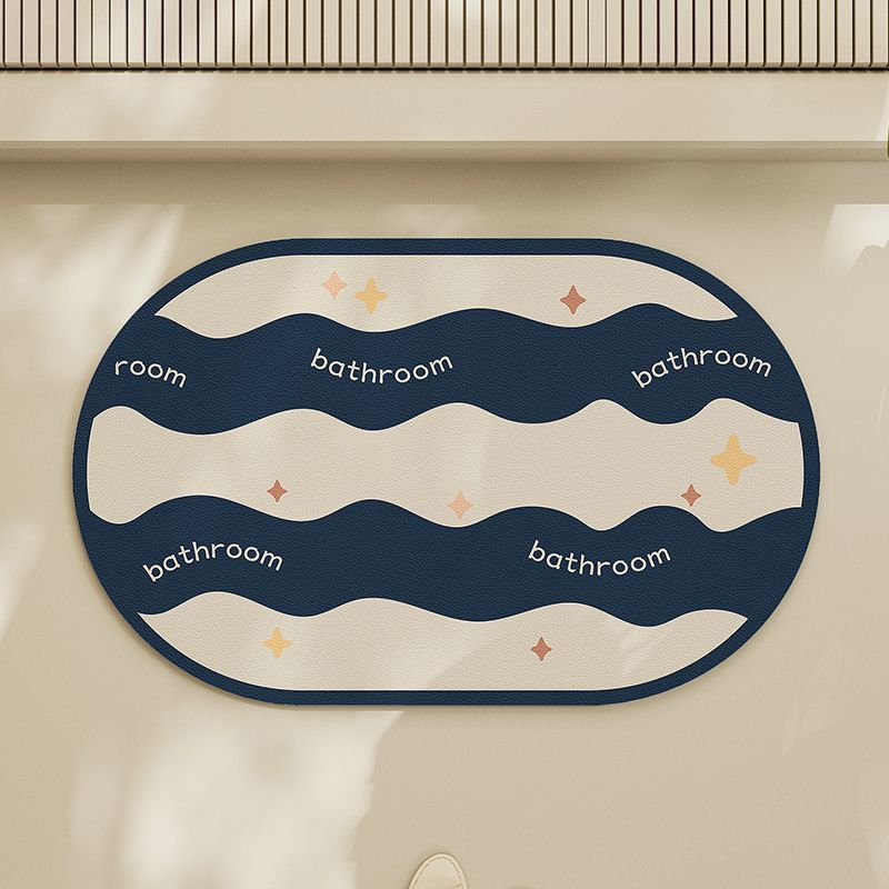 

Diatom mud floor mat simple bathroom door absorbent mat shower room toilet carpet bathroom quick drying non-slip mat 40X60cm 15.7X23.6in