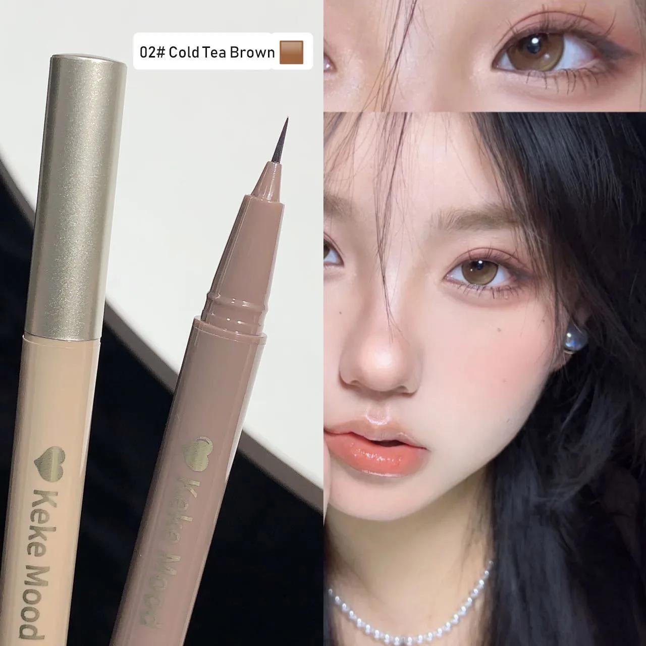 

0.01mm Ultra-thin Waterproof Liquid Glitter Eyeliner Korean Makeup for Women Quick Dry Lying Silkworm Lower Eyelash Pen Cosmetic