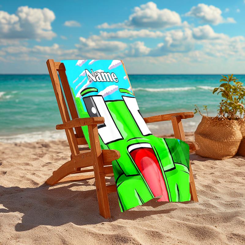 Personalized Customized Proof Beach Towel with Gaming Unspeakable Pattern - Soft, Absorbent,quick-drying,perfect Swimming,camping&bathing