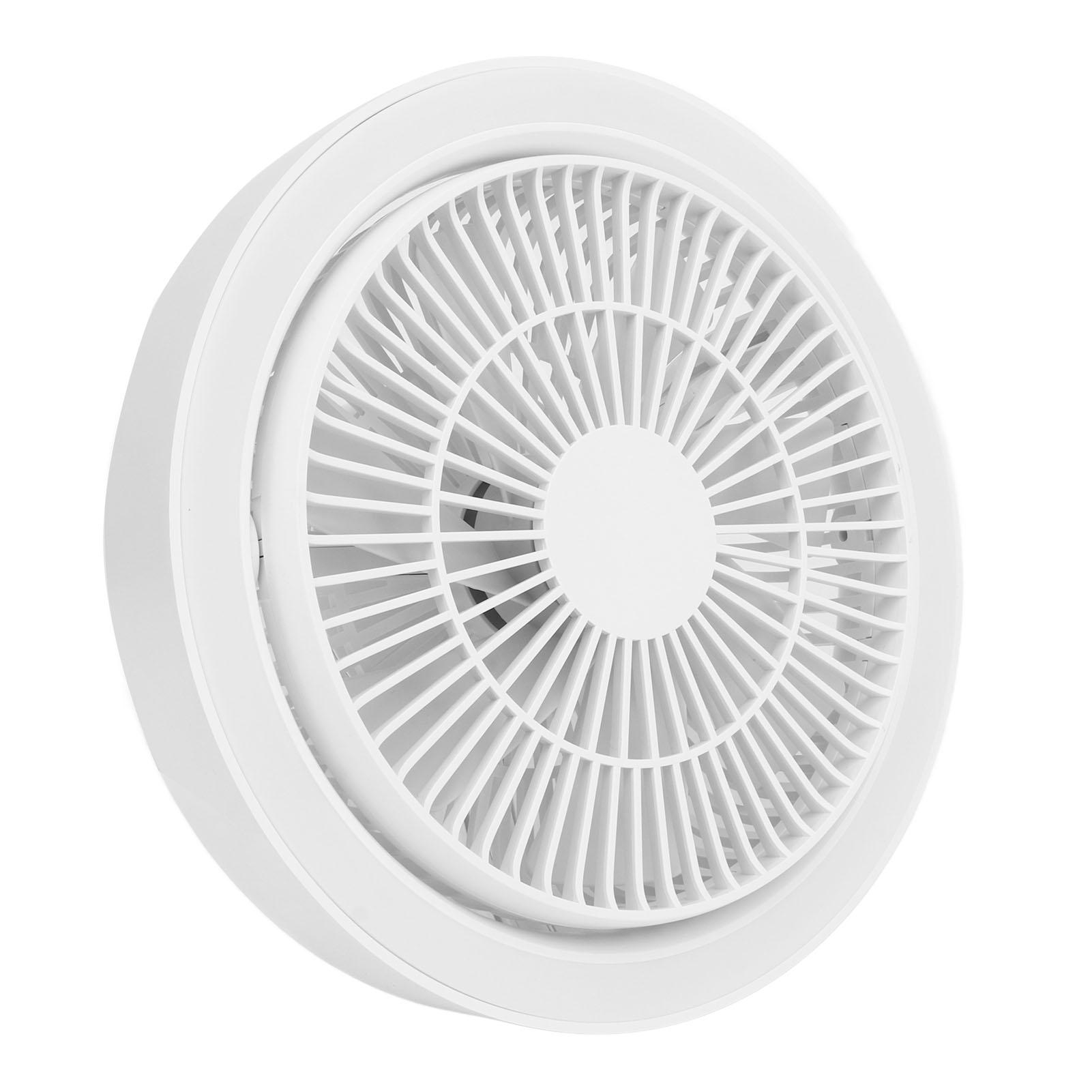 

LED Camping Hanging Fan Rotatable 4000mAh Rechargeable 3 Levels Brightness Remote Control Tent Light Fan