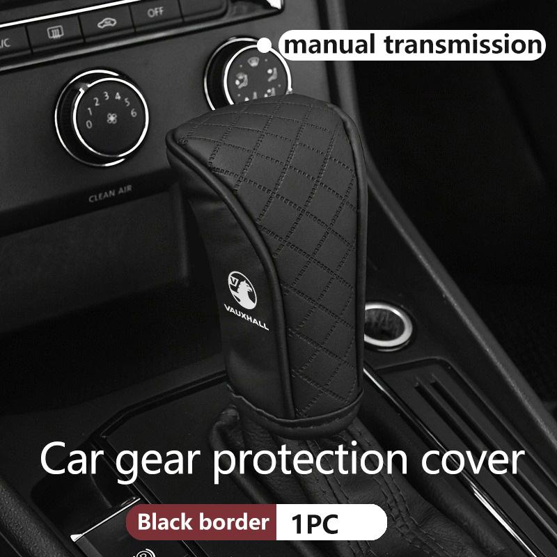 Für Vauxhall Auto Styling Schalthebelabdeckung Leder Rutschfest Automatikgetriebe Hülle Zubehör VXR8 Vivaro Corsa Insignia Tigra