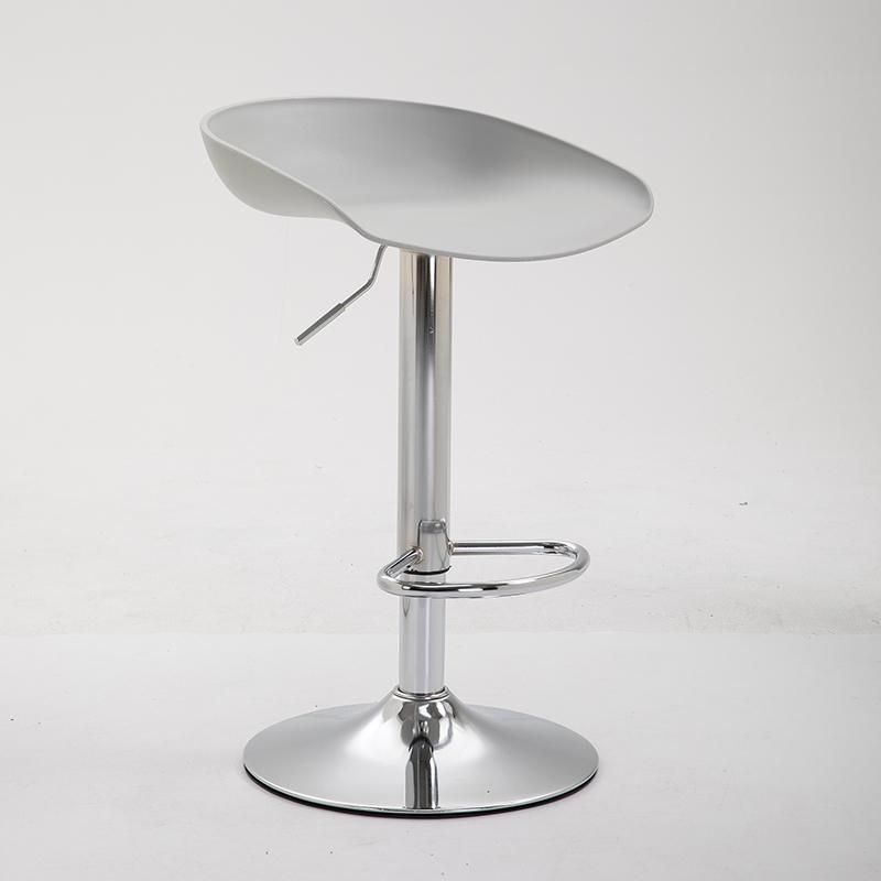 Sgabello da Bar Scandinavo Regolabile - Sedia Girevole Commerciale con Poggiapiedi - Sgabello da Bancone Moderno Minimalista per Casa&Negozio - Pelle PU
