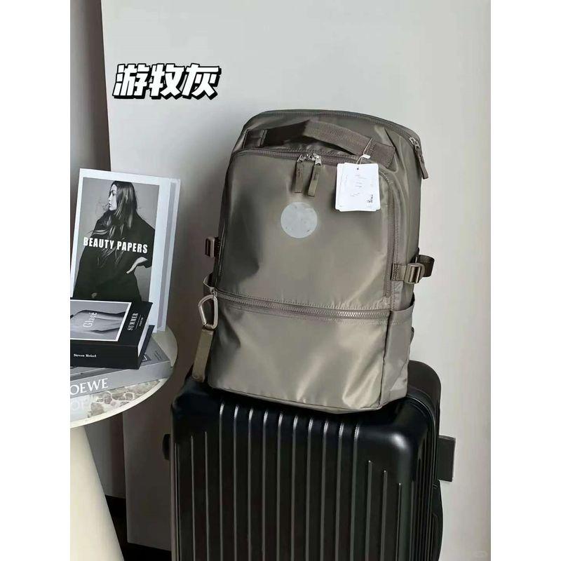 

Рюкзак Lu s 22 л Летняя новинка Спортивная сумка для йоги и фитнеса Дорожная сумка Рюкзак Студенческий рюкзак для мужчин и женщин Nomadic Gray