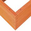 Plant Pot Wax Brown 110 X 60 X 46 Cm Solid Pine Wood