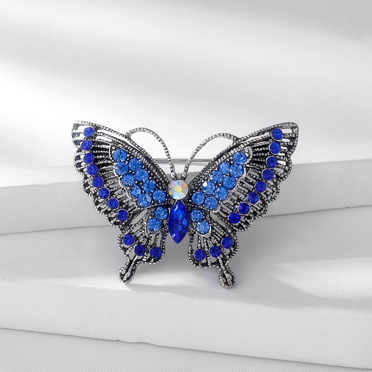 European and American-Style Cross-Border Fashion Crystal Brooch in Green