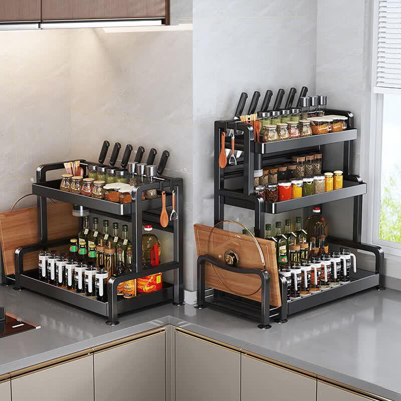 Countertop Kitchen Spice Rack Organizer
