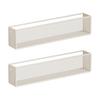 1/2/3Pcs Storage Rack Metal Bookshelf Strong Load-bearing Simple Installation Multipurpose Wall Mount Record Holder Magazine Rack