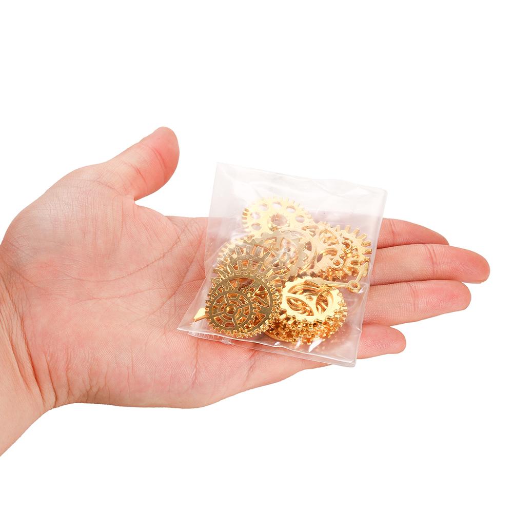 50/100g Vintage Mix Color Antique Mechanical Steampunk Cogs & Gears Charms Diy Jewelry Making Accessories Supplies