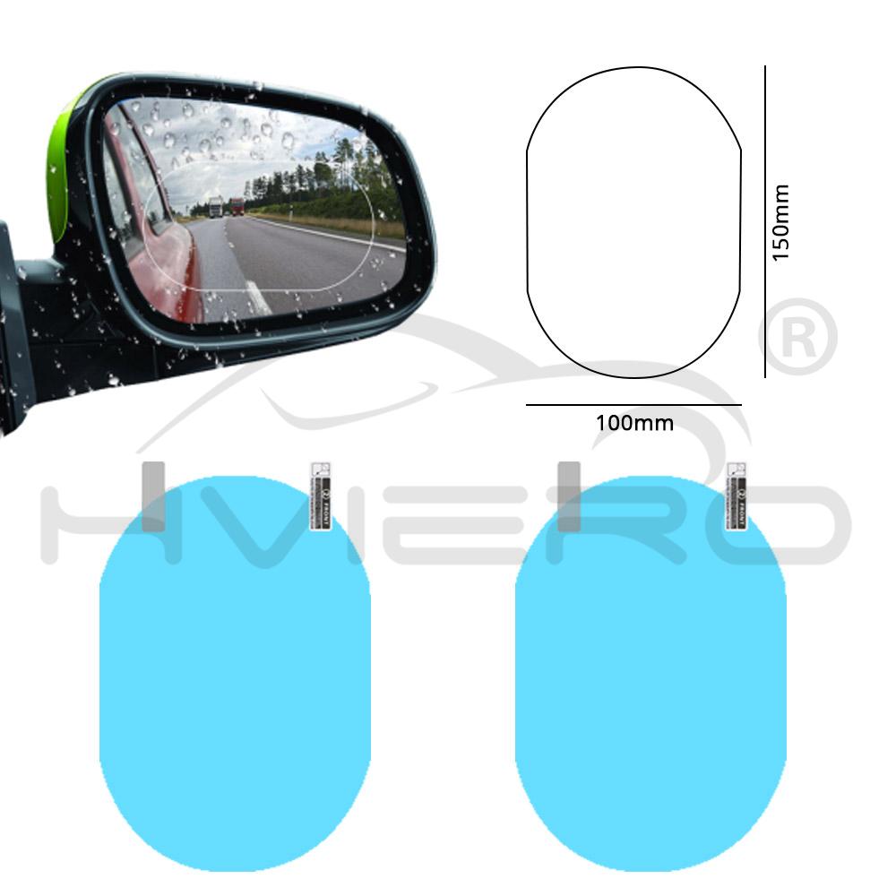 

2X 100x150 мм автомобильная наклейка, водонепроницаемая пленка для зеркала заднего вида автомобиля, дождевая пленка для зеркала заднего вида автомобиля, прозрачная пленка для автомобиля в дождливые дни 100x150mm