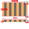Tewango Custom Outdoor Awning Waterproof Fabric Store Curtain Balcony Canopy Cover UV Block Sunscreen Rain Tarp Strip Cloth