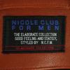 NICOLE CLUB FOR MEN Long sleeve leather Single riders jacket Men's Used