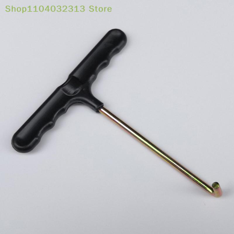 1Pc Trampoline Spring Pull Tool Trampoline T Hook Tool Tent Peg Puller Extractor Trampoline Hook Bungee Trampoline Assembly Tool
