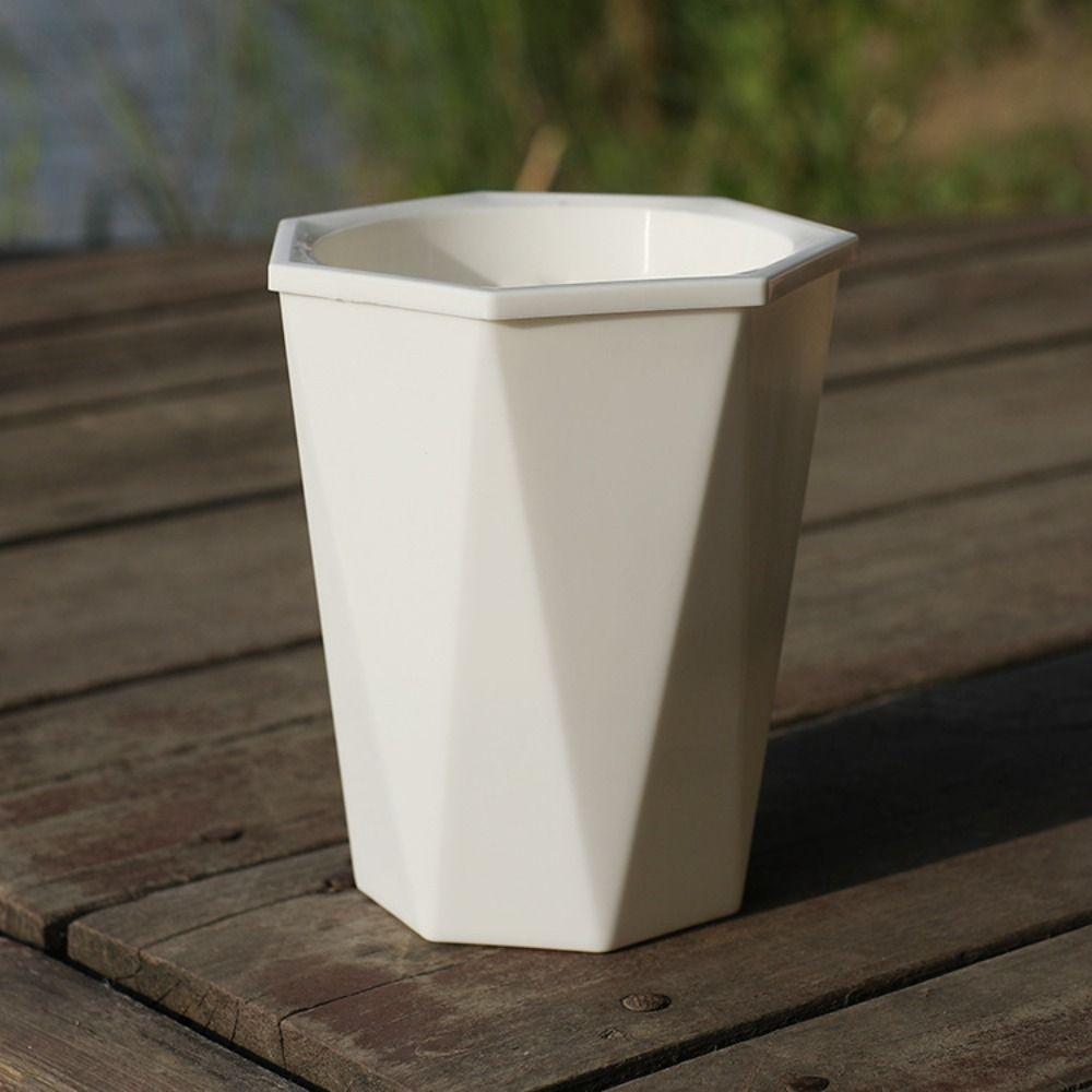 with Clear Saucer Reservoir Plant Pot with Drainage Hole Desktop Plants Pot