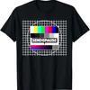 Test Image Radio Break Retro Costume 80s 90s Party Carnival T Shirt Black Vintage Slightly Unisex Top For Everyday Wear