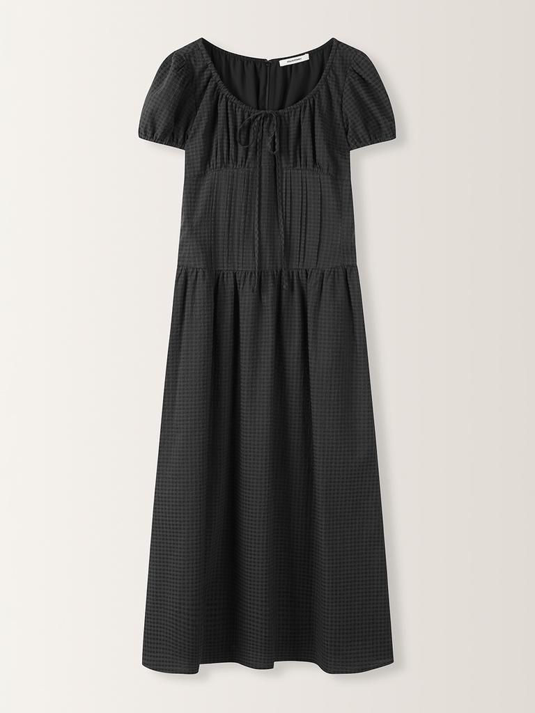 Mwimwieleu Check Mellow Long Dress Mu2634Op305M