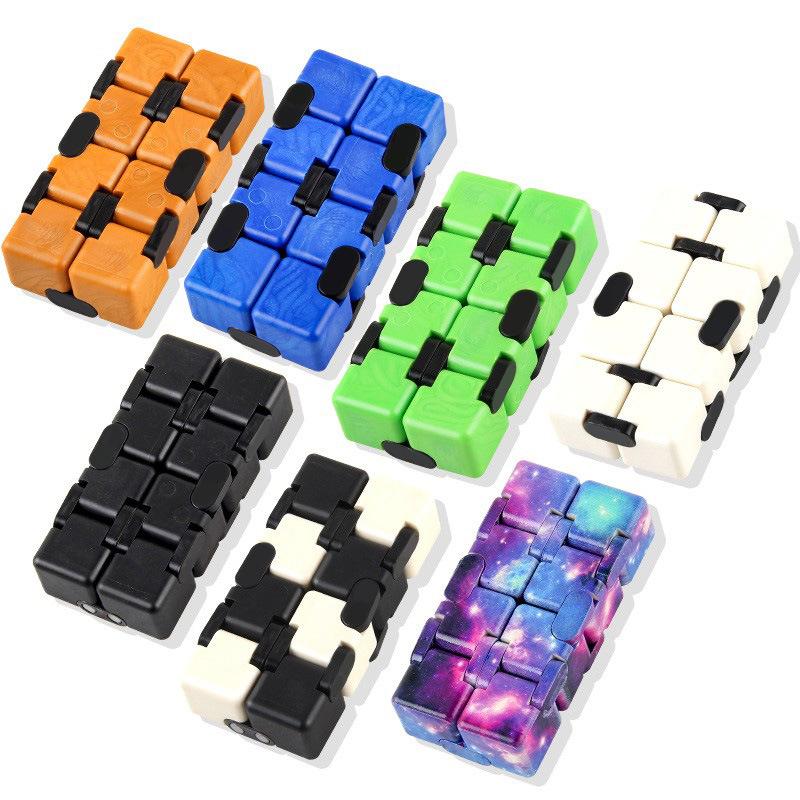 Halloween Stress Relief Cube Infinite Fidget Toy for Kids Christmas Gift Decompression Puzzle Finger Toy