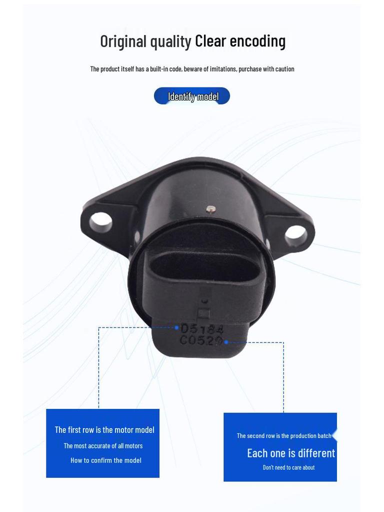 Idle Air Control Valve for Buick Excelle, Regal, GL8, Sail, Epica, Lechi, Fengcheng Stepper Motor