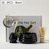 4/5/7/8 PIÈCES Boîte Cadeau Matcha en Céramique Japonaise Set de Thé Matcha avec Fouet en Bambou Pinceau Matcha Cuillère à Thé pour Outils de Bricolage pour la Préparation du Thé