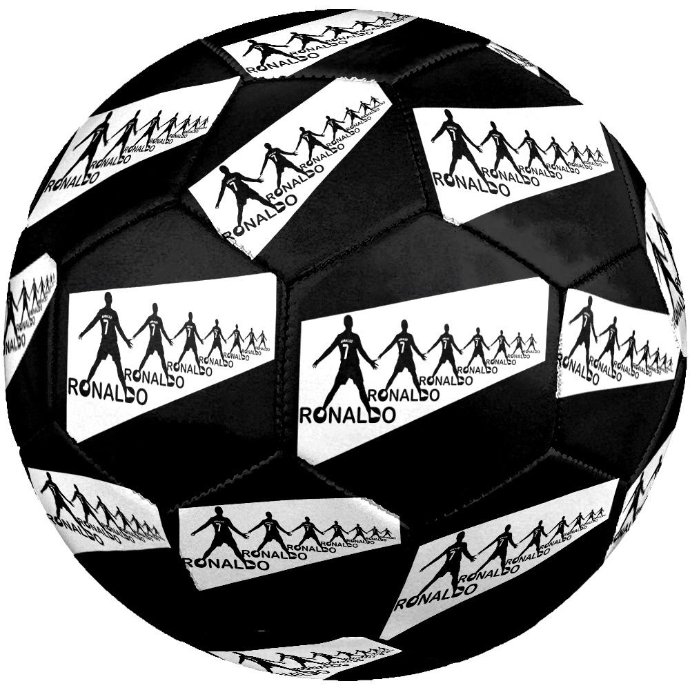 Ronaldo's Iconic Strike Size 5 Football Machine Sewn Indoor/Outdoor Training and Matches Soccer Accessory Perfect Birthday Christmas Gift Idea
