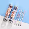 20-Pack Ink Refills: 0.38mm Black Needle Tip for 0.5mm Anime Student Pens