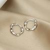 Geometric Hollow Ring Earrings Mobius Ear Clasp Ear Jewelry
