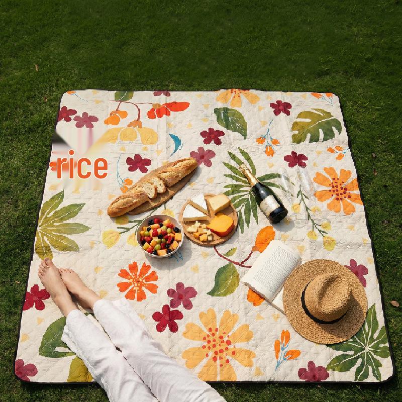 Oversized Waterproof Beach & Picnic Mat - Foldable, Thickened PEVA for Outdoor Use