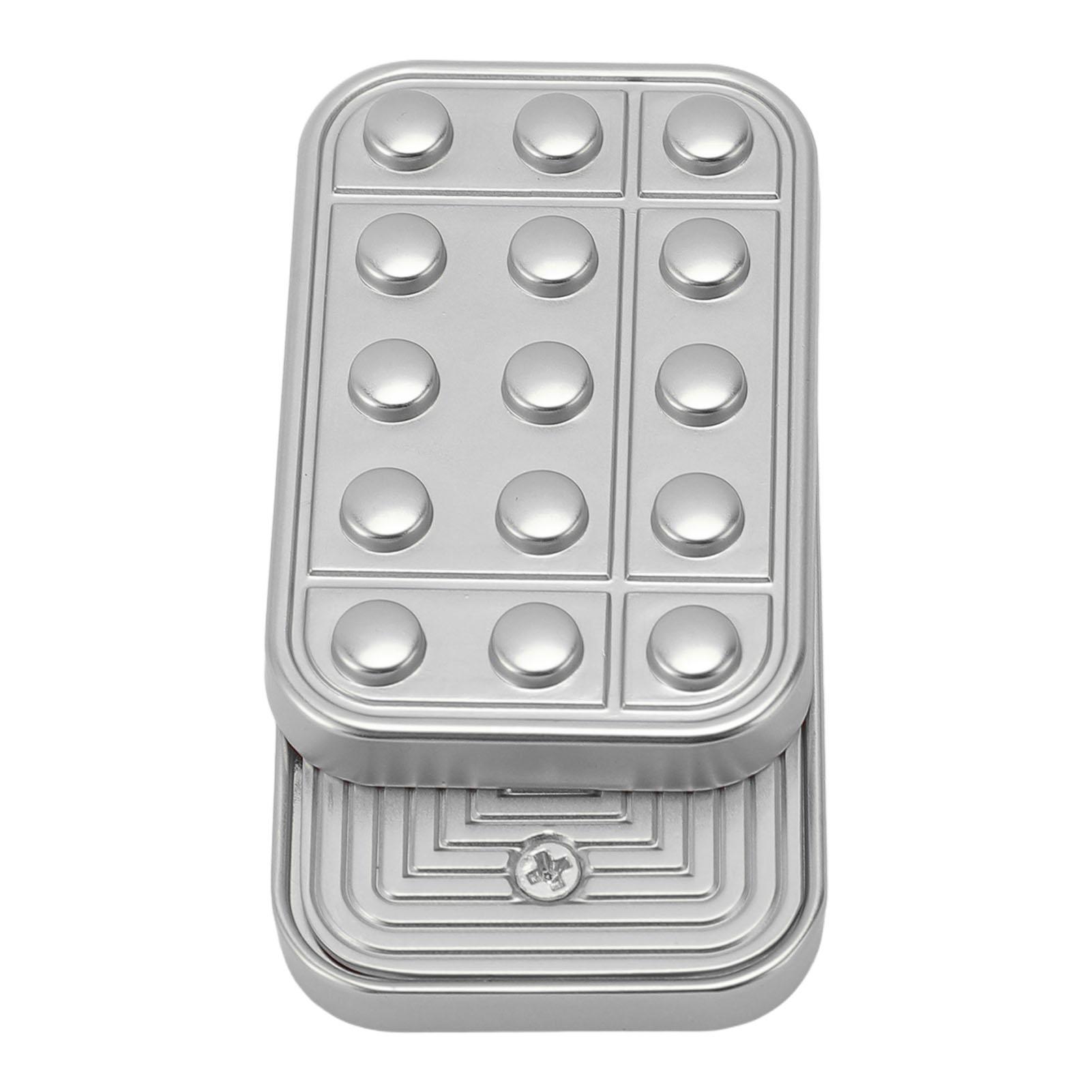 

Metal Haptic Push Slider Enhance Attention Textured Pattern Portable Fingertip Slider for Busy Hand