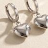Fashion Heart-Shaped Earrings Minimalist Hoop Earrings Accessory Ear Cuff  Gift