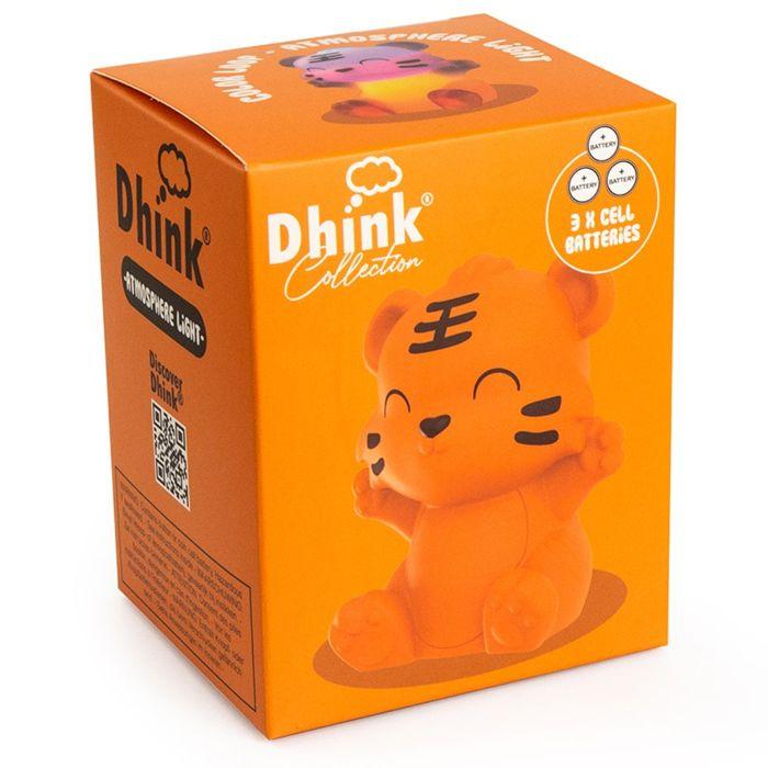 Veilleuse petit tigre à défilement de couleurs 9 cm