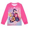 Children's Fashion Suit Skirt Round Neck Long Sleeve Top Pants
