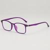 Unisex High-End Anti-Blue Light Glasses Frame with Metal Accents - Ultra-Light Design for Students