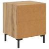 Nightstand Set of 2 Artisan Oak Finish 40 x 35 x 47.5 cm Engineered Wood