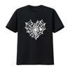 Halloween Spinnennetz Kostüm Süßes Herz T-Shirt vintage Gewaschen Atmungsaktiv Unisex Grafik Bequem homme