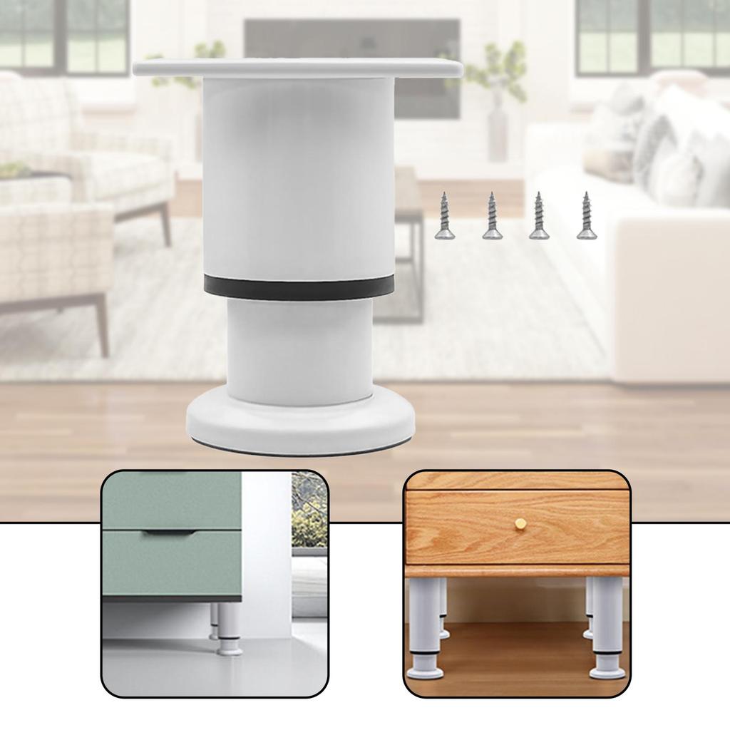 Adjustable Furniture Leg for Stable Support of Cabinets and Sofas