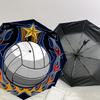 1PC Volleyball Star Umbrella-8-Rib Reinforced Portable Folding Travel Suitable for All Seasons Outdoor Daily Use-H0346