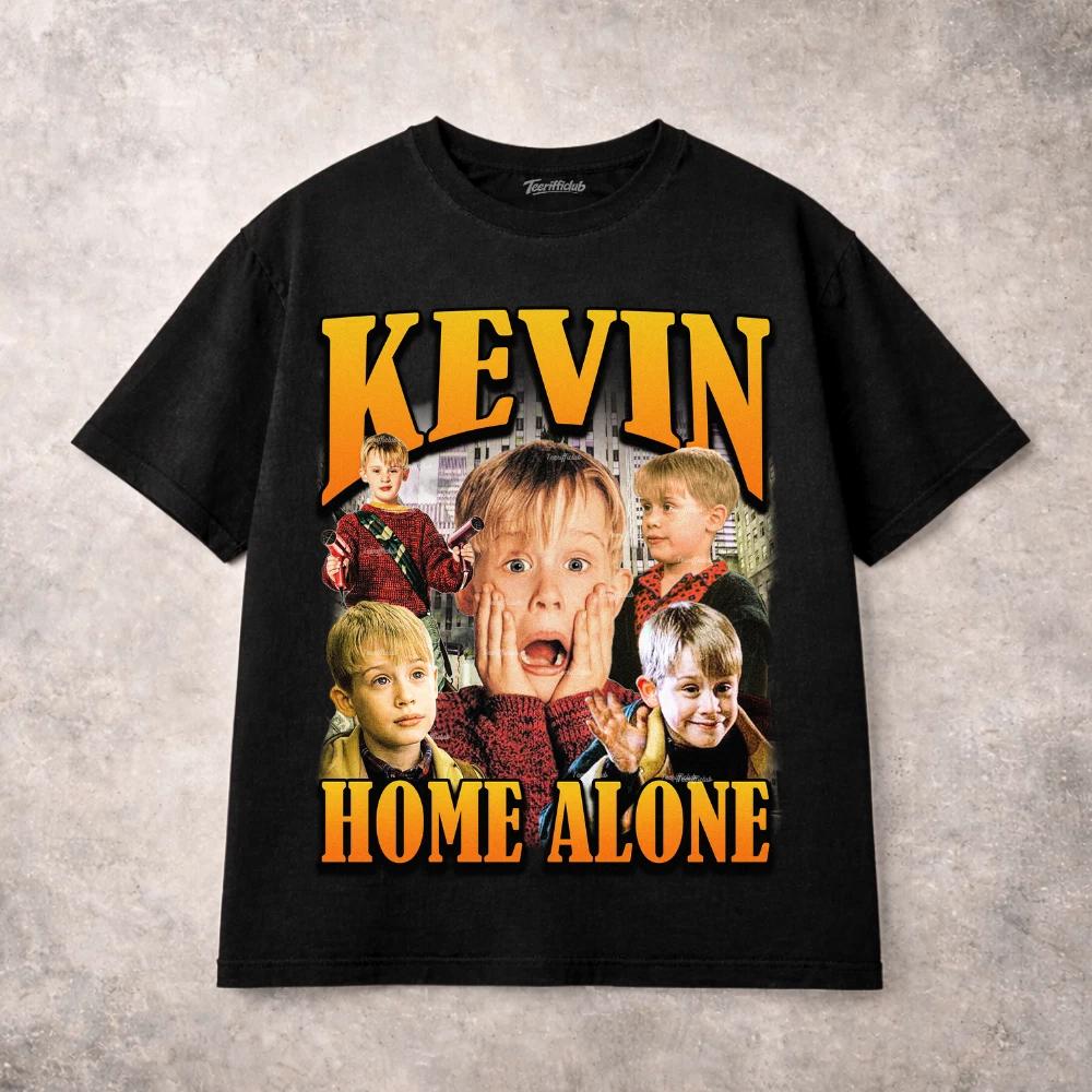 Home Alone Kevin T-Shirt Retro 90s Movie Film Graphic Tee. Vintage Movie Shirt S