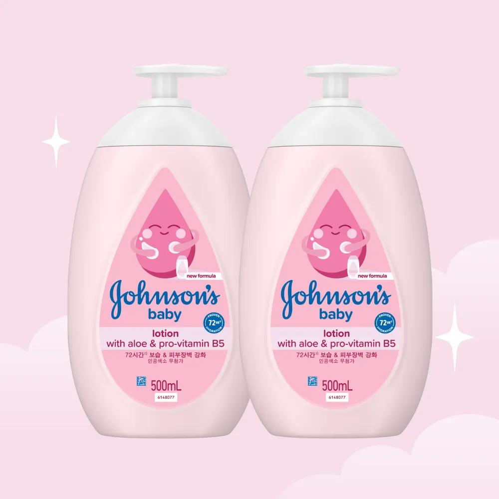JOHNSON S Baby Pink Lotion 500ml Double Pack (500ml*2)