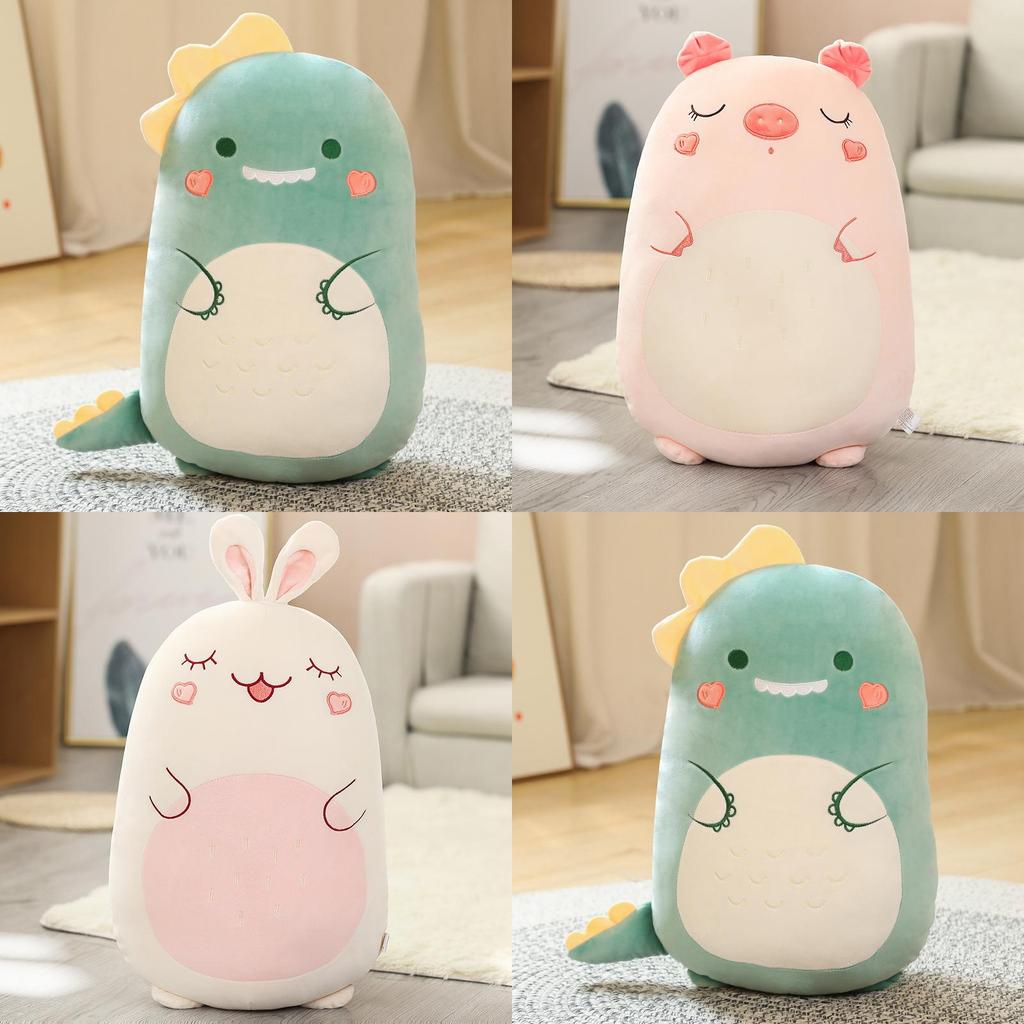 Morbido e Adorabile Peluche Animale Cuscino per Regalo Bambini Dinosauro/leone 17,1 pollici-31,5 pollici