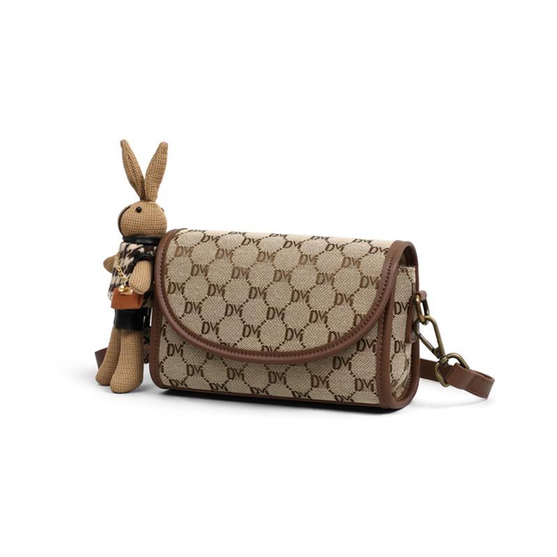 Ladies' new handbag, crossbody bag, high-end and trendy, paired with light luxury small bag, shoulder bag
