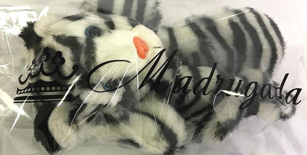 Madrugada Tierisches Handpuppe, Niedliche Tierpuppen-Show, S374 (Weißer Tiger)