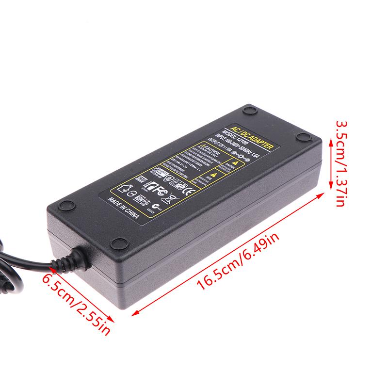 Car Power Adapter Power Convert AC Adapter DC 110V / 220V To 12V 10A Power Adapter Converter For Car Refrigerators Air Pump